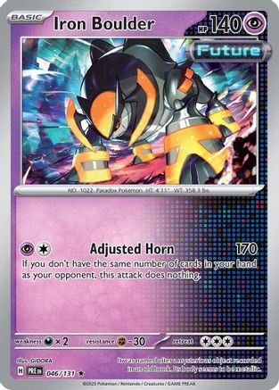 Iron Boulder - 046  - Holofoil - Rare