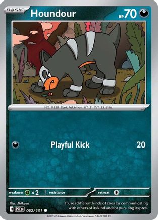 Houndour - 062  - Common