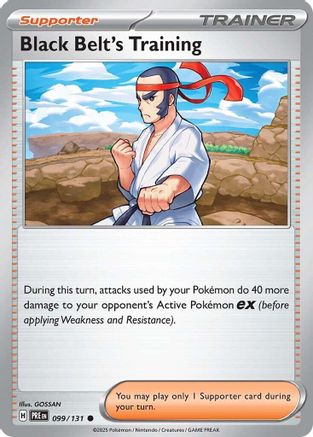 Black Belt's Training - 099/131  - Reverse Holofoil - Common