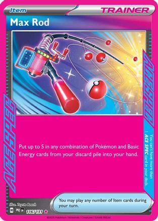 Max Rod - 116  - Holofoil - ACE SPEC Rare