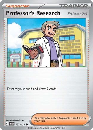 Professor's Research [Professor Oak] - 122  - Reverse Holofoil - Common