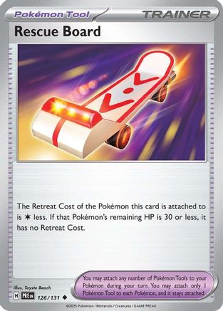 Rescue Board - 126  - Reverse Holofoil - Uncommon