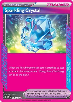 Sparkling Crystal - 129  - Holofoil - ACE SPEC Rare