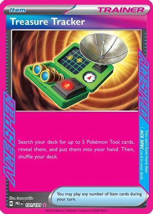 Treasure Tracker - 131  - Holofoil - ACE SPEC Rare