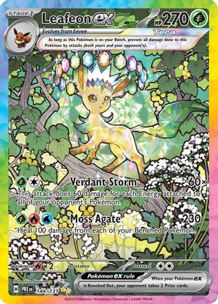 Leafeon ex - 144/131  - Holofoil - Special Illustration Rare