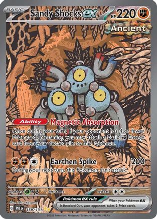 Sandy Shocks ex - 159/131  - Holofoil - Special Illustration Rare