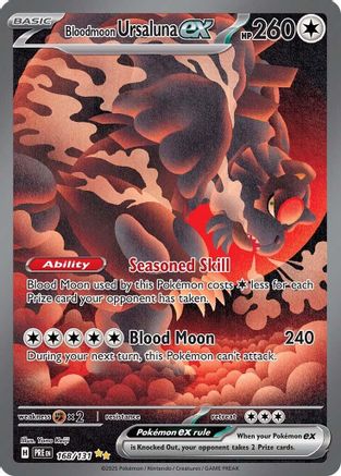 Bloodmoon Ursaluna ex - 168  - Holofoil - Special Illustration Rare