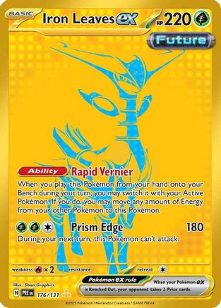 Iron Leaves ex - 176  - Holofoil - Hyper Rare