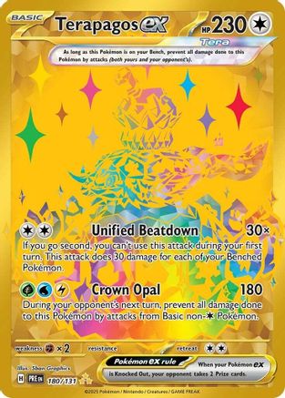 Terapagos ex - 180/131  - Holofoil - Hyper Rare