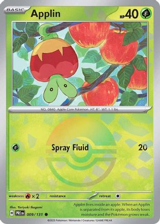 Applin (Poke Ball Pattern) - 009  - Holofoil - Common