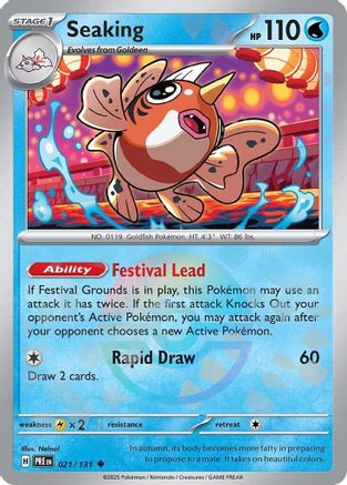 Seaking (Poke Ball Pattern) - 021  - Holofoil - Uncommon