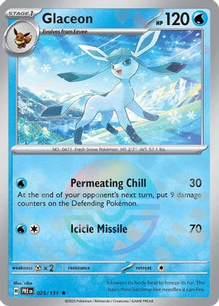 Glaceon (Poke Ball Pattern) - 025  - Holofoil - Rare