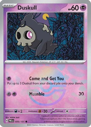 Duskull (Poke Ball Pattern) 035 - Common