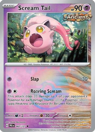 Scream Tail (Poke Ball Pattern) - 042  - Holofoil - Uncommon