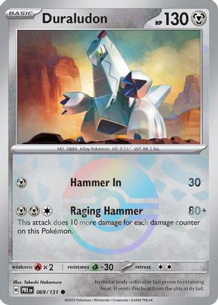 Duraludon (Poke Ball Pattern) - 069  - Holofoil - Common