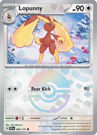Lopunny (Poke Ball Pattern) - 084  - Holofoil - Common