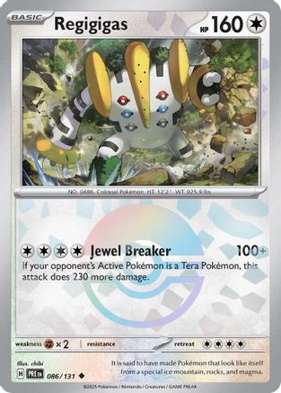 Regigigas (Poke Ball Pattern) - 086  - Holofoil - Uncommon