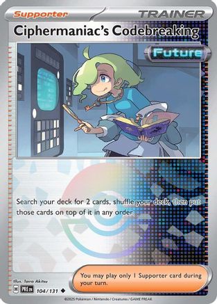 Ciphermaniac's Codebreaking (Poke Ball Pattern) - 104  - Holofoil - Uncommon
