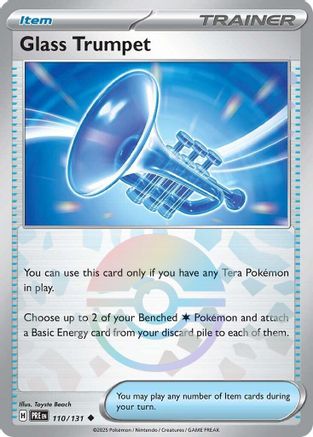 Glass Trumpet (Poke Ball Pattern) - 110  - Holofoil - Uncommon