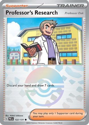 Professor's Research [Professor Oak] (Poke Ball Pattern) 122 - Common