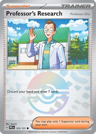 Professor's Research [Professor Elm] (Poke Ball Pattern) 123 - Common