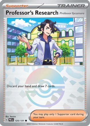 Professor's Research [Professor Sycamore] (Poke Ball Pattern) - 125  - Holofoil - Common