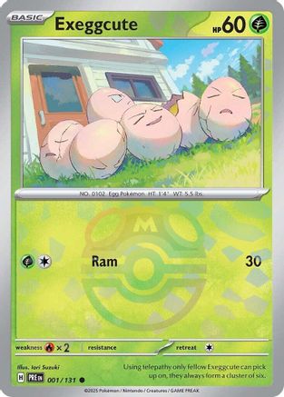 Exeggcute (Master Ball Pattern) 001 - Common