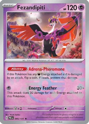Fezandipiti (Master Ball Pattern) - 045  - Holofoil - Rare