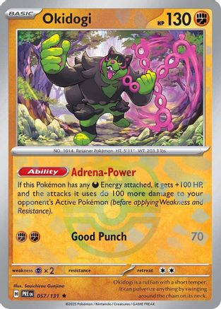 Okidogi (Master Ball Pattern) - 057  - Holofoil - Rare