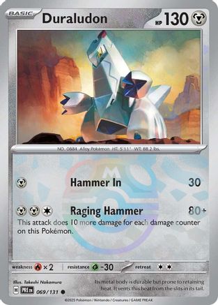 Duraludon (Master Ball Pattern) - 069  - Holofoil - Common