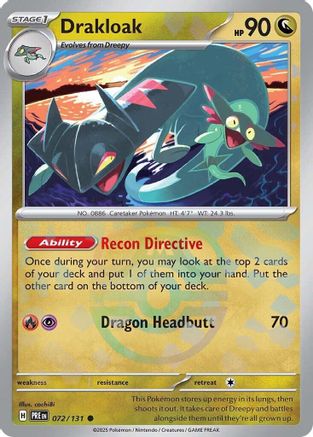 Drakloak (Master Ball Pattern) 072 - Common