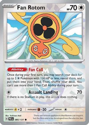 Fan Rotom (Master Ball Pattern) - 085  - Holofoil - Common
