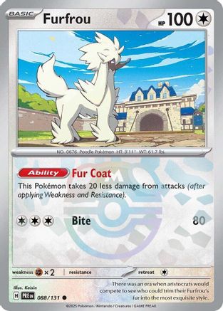 Furfrou (Master Ball Pattern) - 088  - Holofoil - Common
