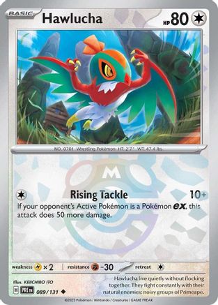 Hawlucha (Master Ball Pattern) - 089  - Holofoil - Uncommon