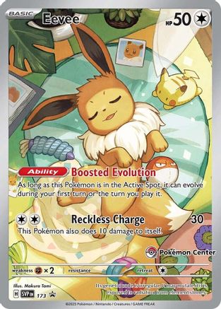 Eevee (Pokemon Center Exclusive) - 173 - Promo