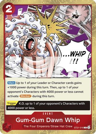 Gum-Gum Dawn Whip - ST21-016 - Common