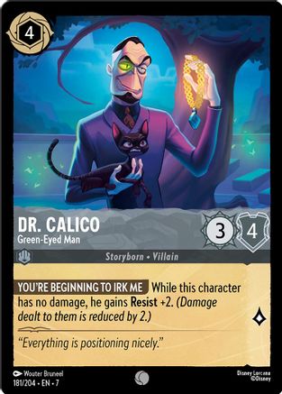Dr. Calico (Green-Eyed Man) - 181/204 - Common