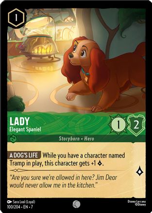 Lady (Elegant Spaniel) - 100/204 - Common