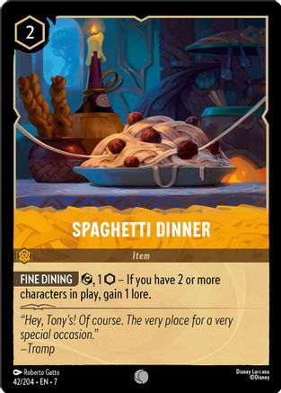 Spaghetti Dinner - 42/204 - Common (Foil)
