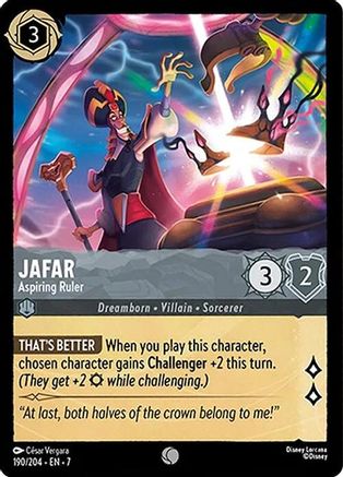 Jafar (Aspiring Ruler) - 190/204 - Common (Foil)