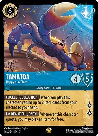 Tamatoa (Happy as a Clam) - 162/204 - Legendary