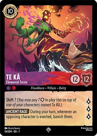 Te Ka (Elemental Terror) - 54/204 - Super Rare