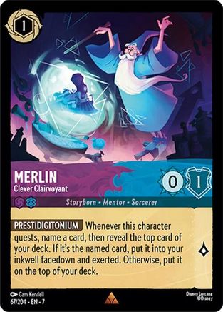 Merlin (Clever Clairvoyant) - 67/204 - Rare