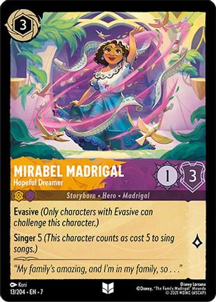 Mirabel Madrigal (Hopeful Dreamer) - 13/204 - Uncommon (Foil)