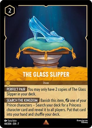 The Glass Slipper - 44/204 - Rare (Foil)