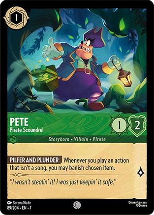 Pete (Pirate Scoundrel) - 89/204 - Common