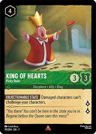 King of Hearts (Picky Ruler) - 111/204 - Rare (Foil)