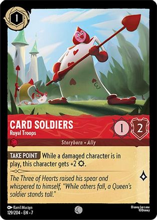 Card Soldiers (Royal Troops) - 129/204 - Common