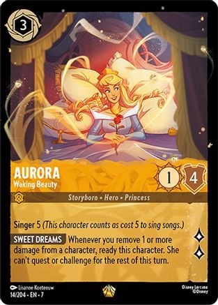 Aurora (Waking Beauty) - 14/204 - Legendary (Foil)