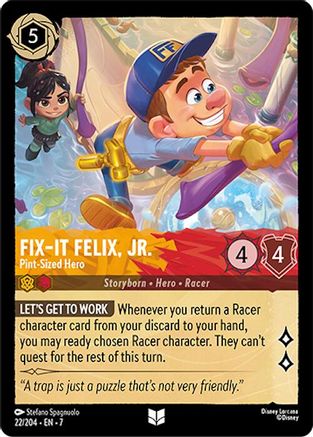Fix-It Felix, Jr. (Pint-Sized Hero) - 22/204 - Uncommon (Foil)